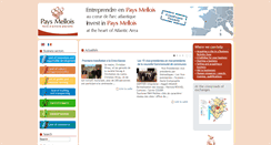 Desktop Screenshot of economie.paysmellois.org